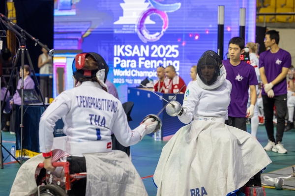 ▲ 장애인펜싱 세계선수권, 익산서 뜨거운 승부 이어져