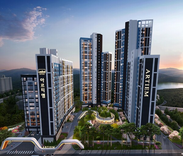 전주 송천동에 들어서는 ‘송천 아르티엠 더 숲' 투시도