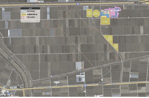 공공통합청사 건립사업 위치도. 전주시제공
